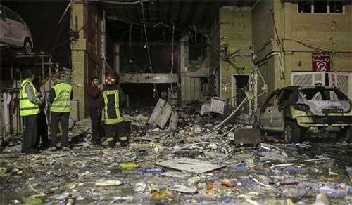 Una explosión accidental en un hipermercado de la ciudad iraní de Shiraz Una explosión accidental en un hipermercado de la ciudad iraní de Shiraz